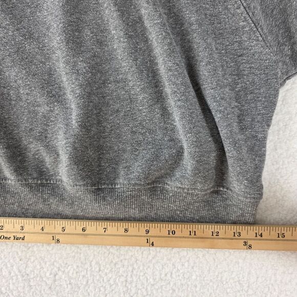 T.la Heather Gray Cropped Crewneck Pullover Short-Sleeved Top Size XXS - Picture 8 of 13